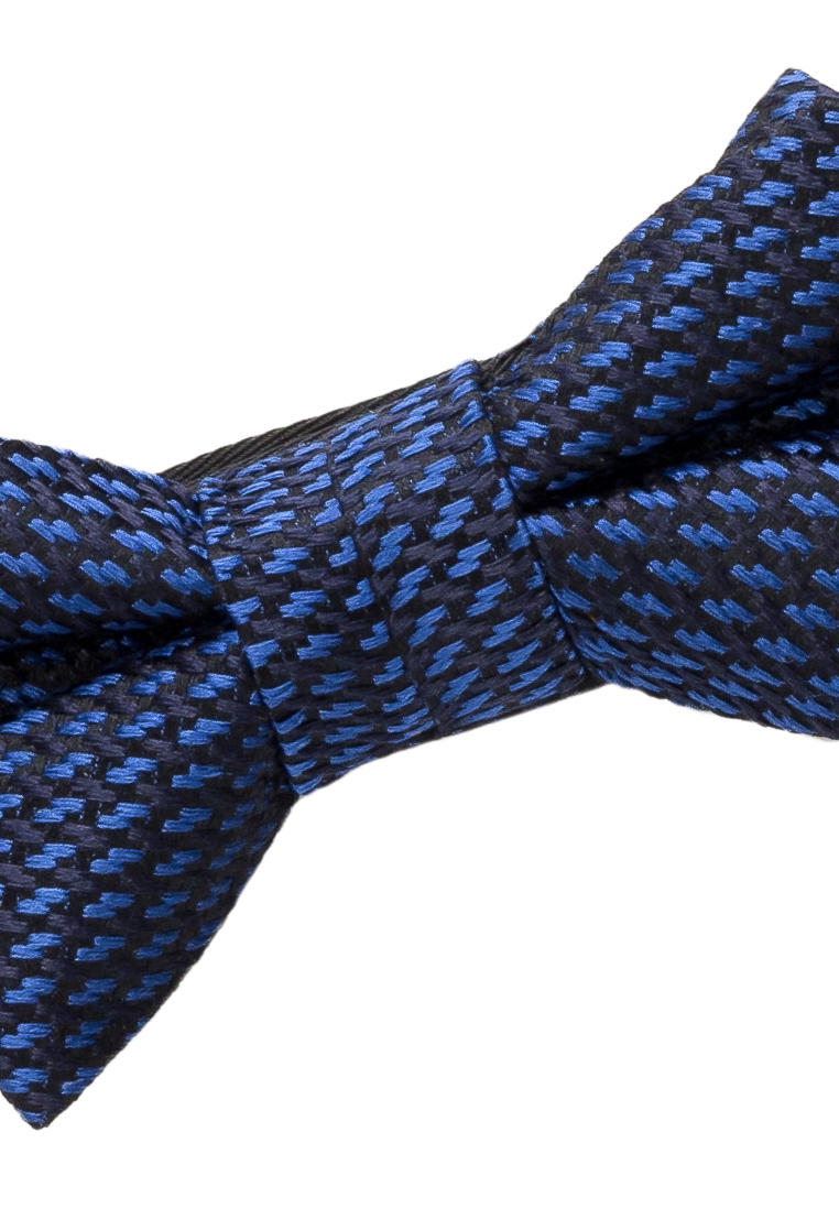 ETERNA Fliege marine gemustert