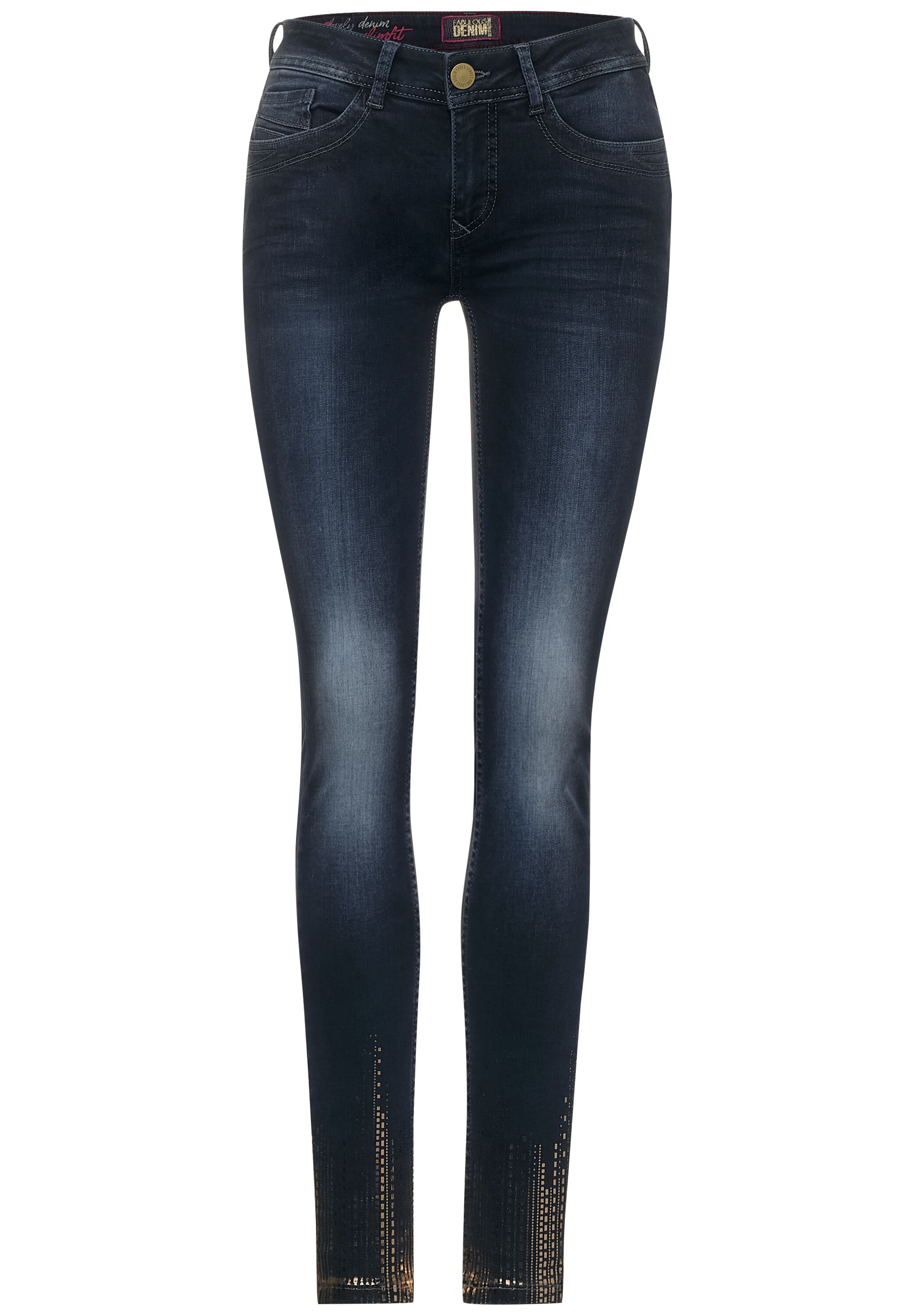Denim mit Saum-Deko
