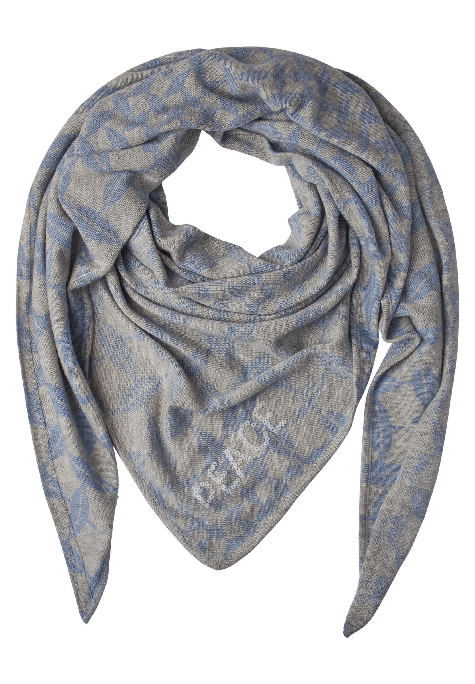 Stricktuch mit Print Kiki