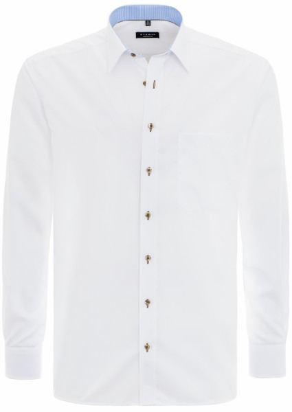 ETERNA COMFORT FIT LANGARMHEMD OXFORD WEISS