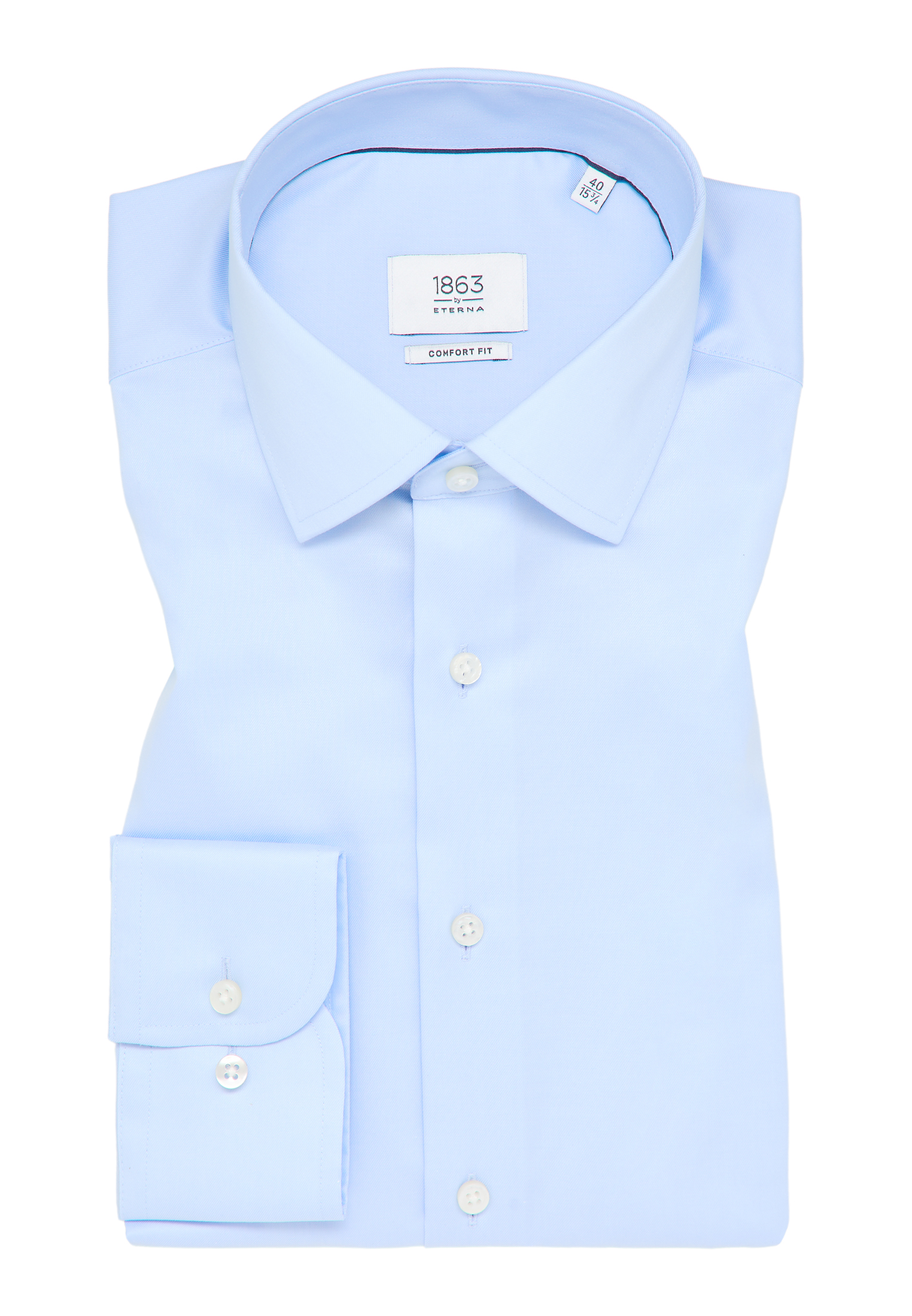 ETERNA LANGARM HEMD COMFORT FIT GENTLE SHIRT TWILL