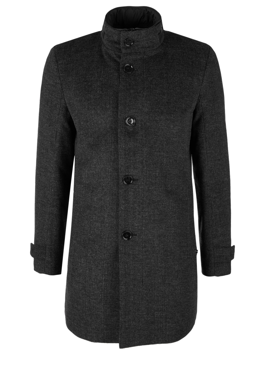 MANTEL, black tweed