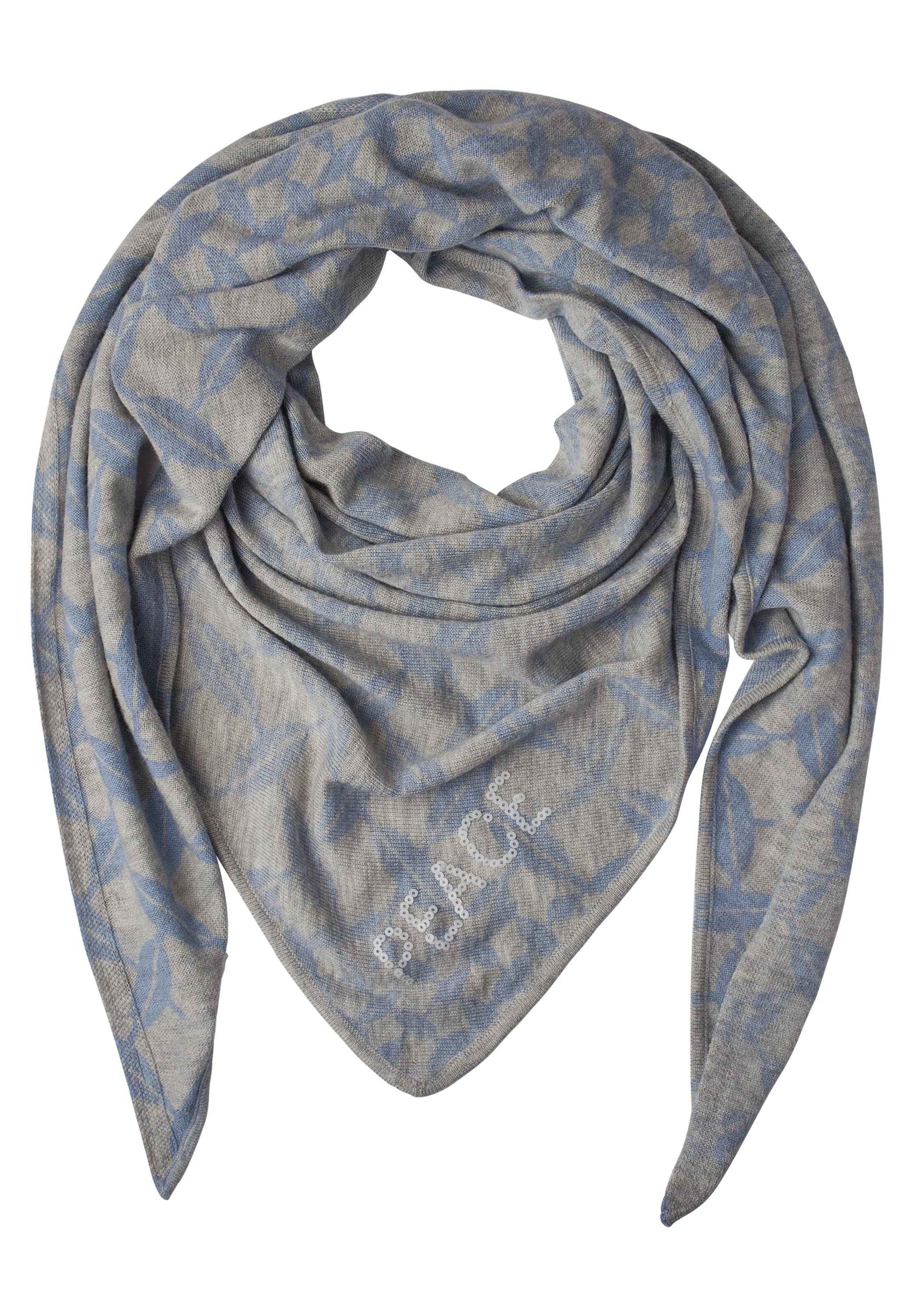 Stricktuch mit Print Kiki