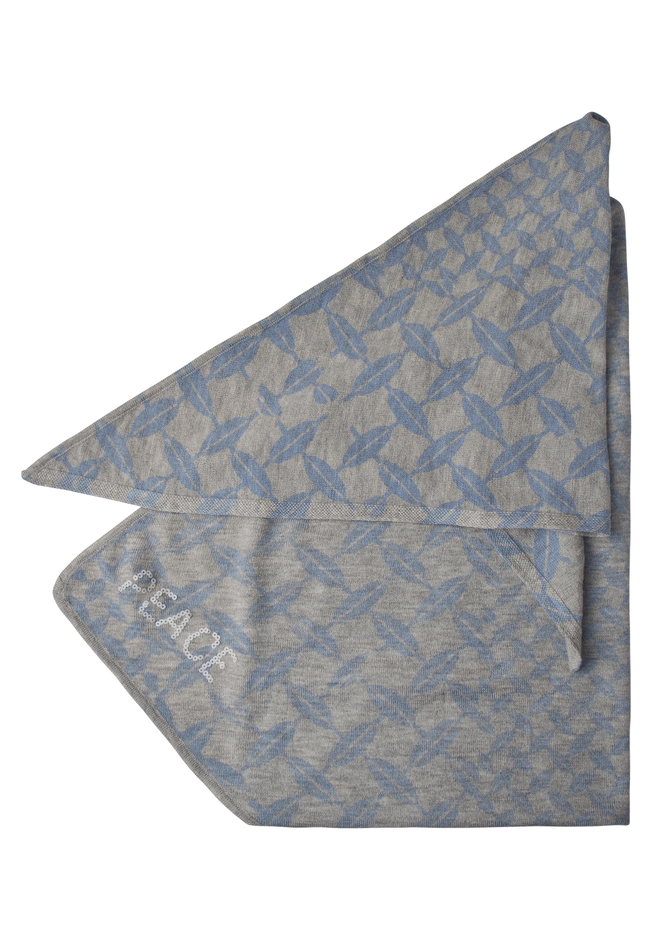 Stricktuch mit Print Kiki