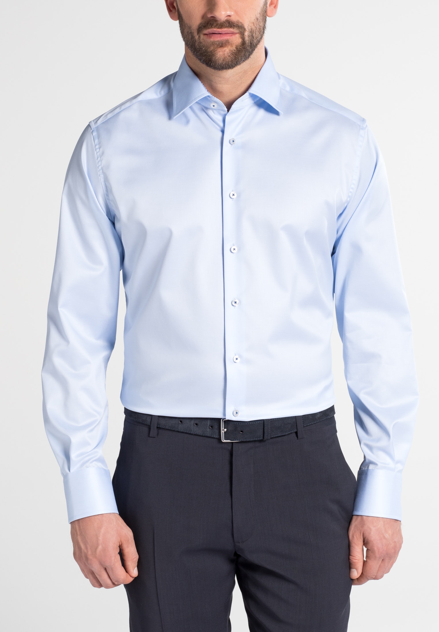 ETERNA LANGARM HEMD MODERN FIT GENTLE SHIRT TWILL