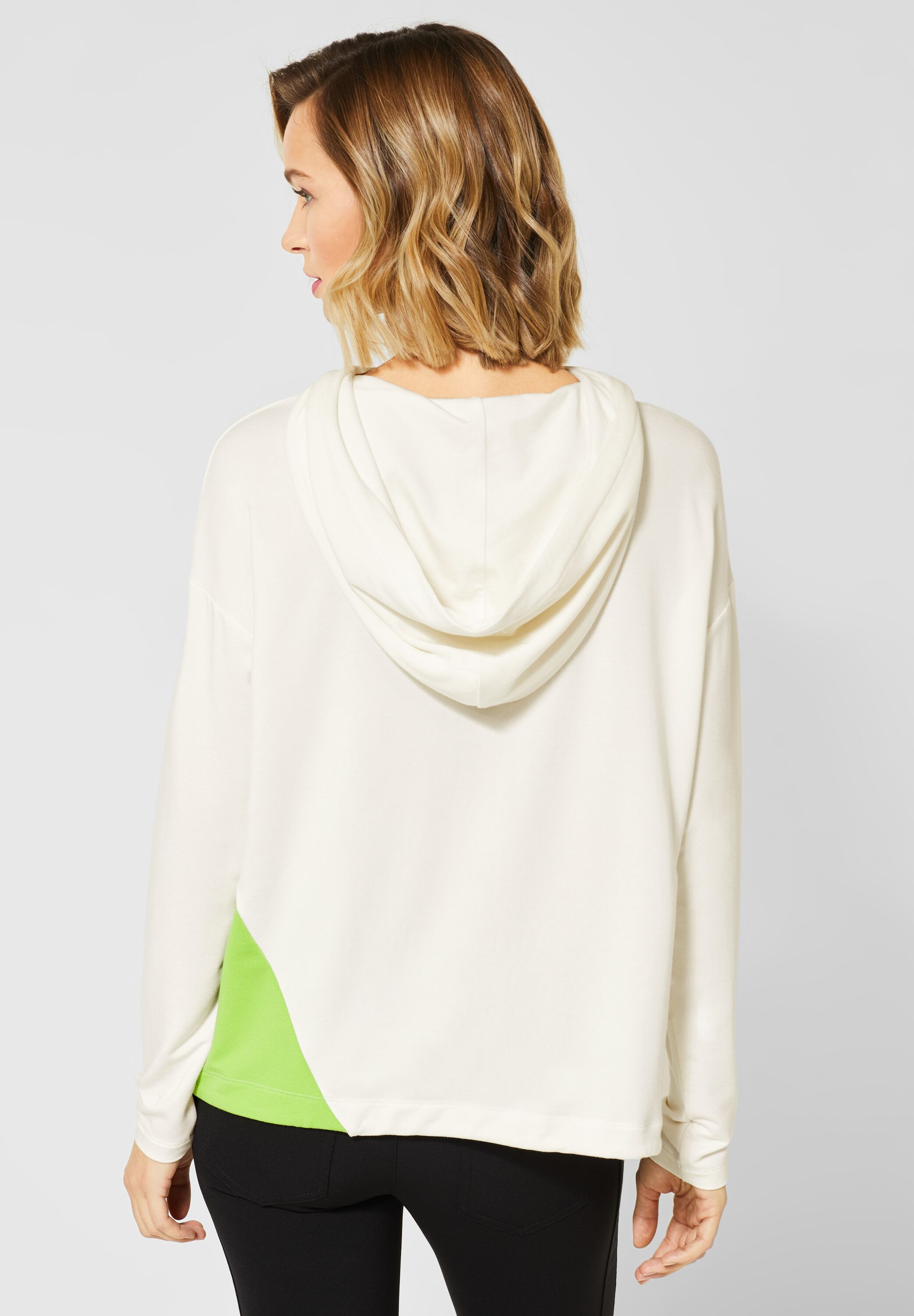 Hoodie Shirt mit Farbkick