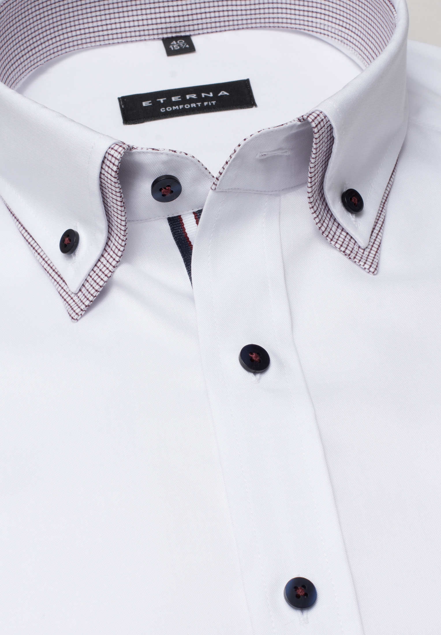 ETERNA LANGARM HEMD COMFORT FIT PINPOINT