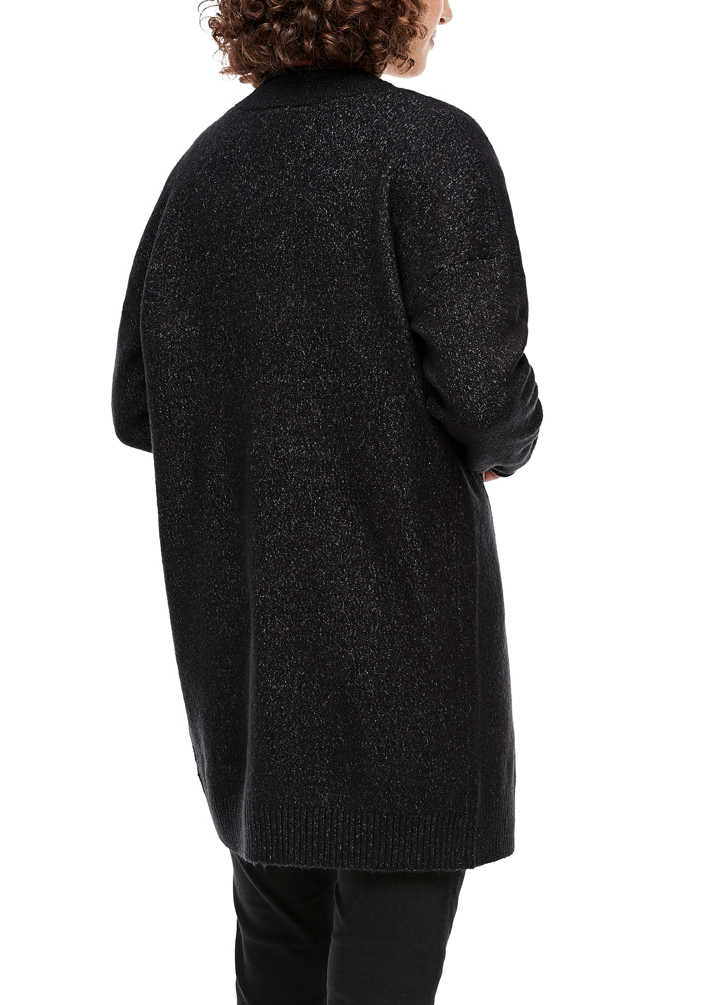 Feinstrick-Strickjacke