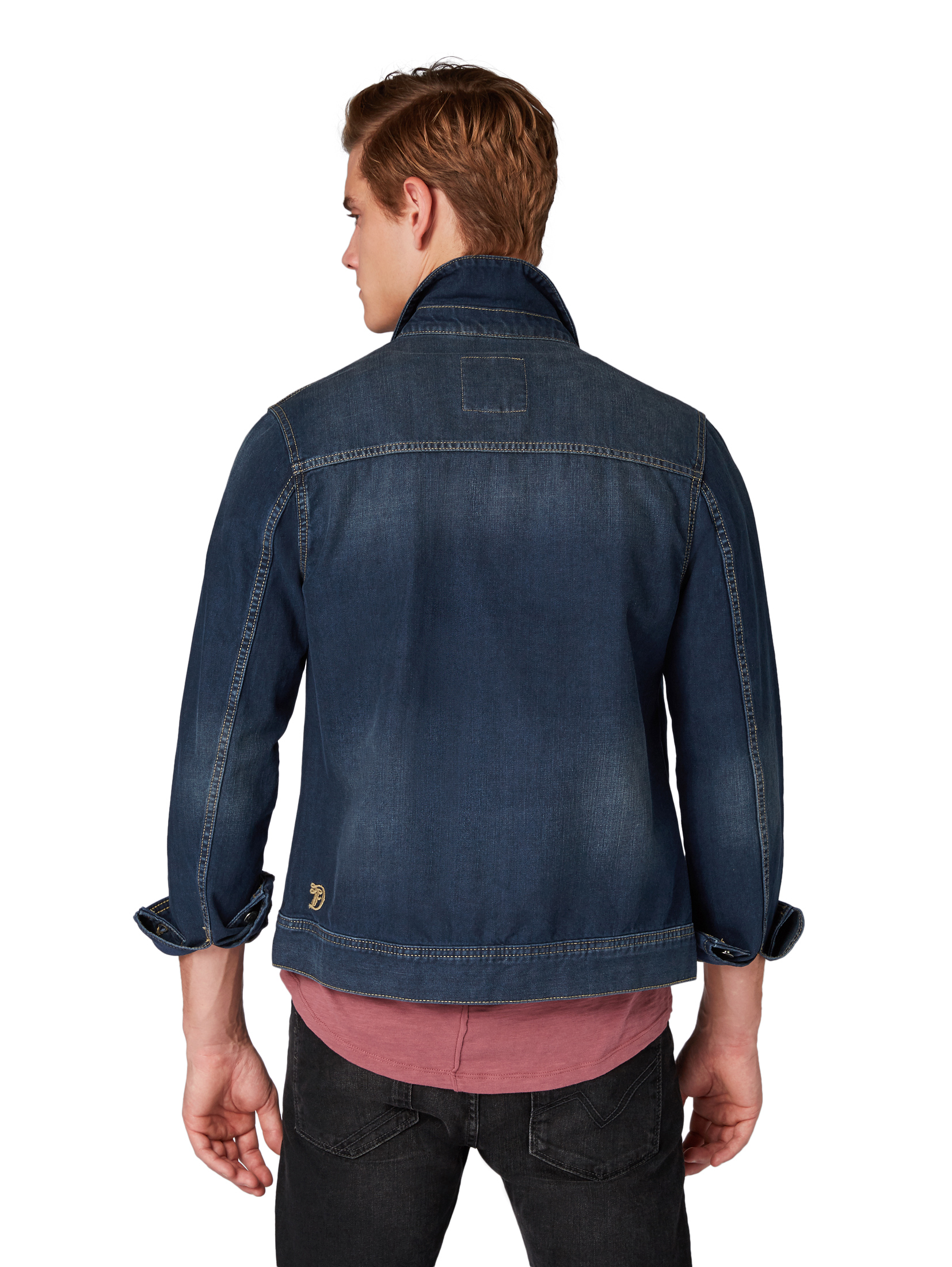 blue denim jacket, Stone Blue Denim Tint