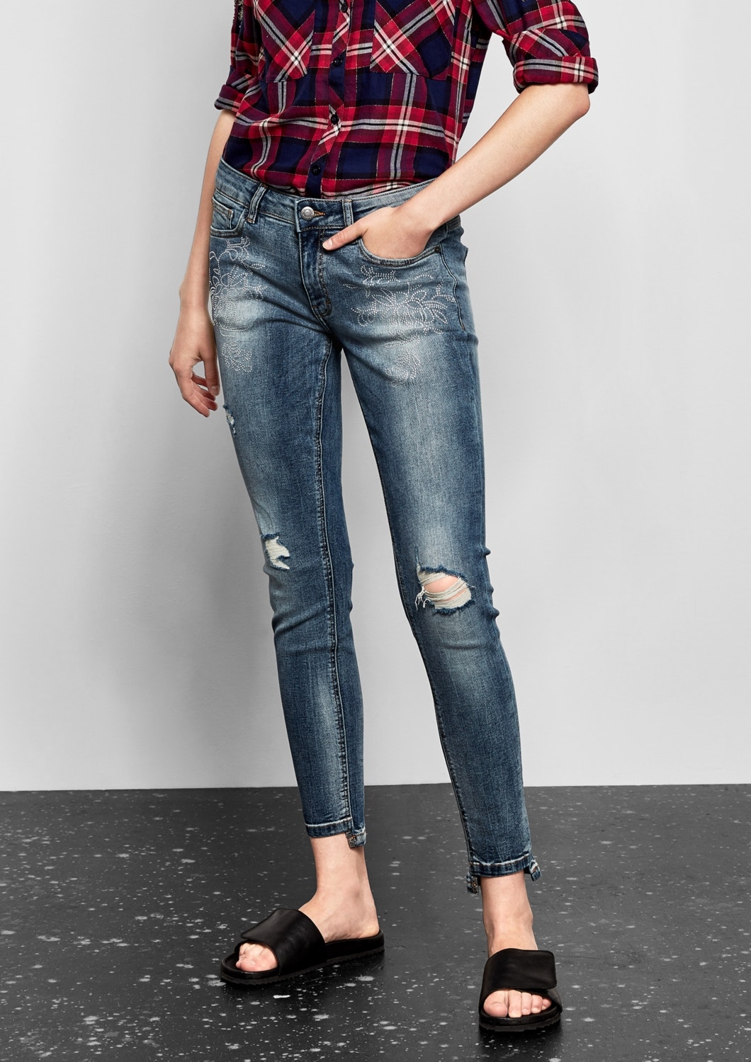 Ankle-Jeans