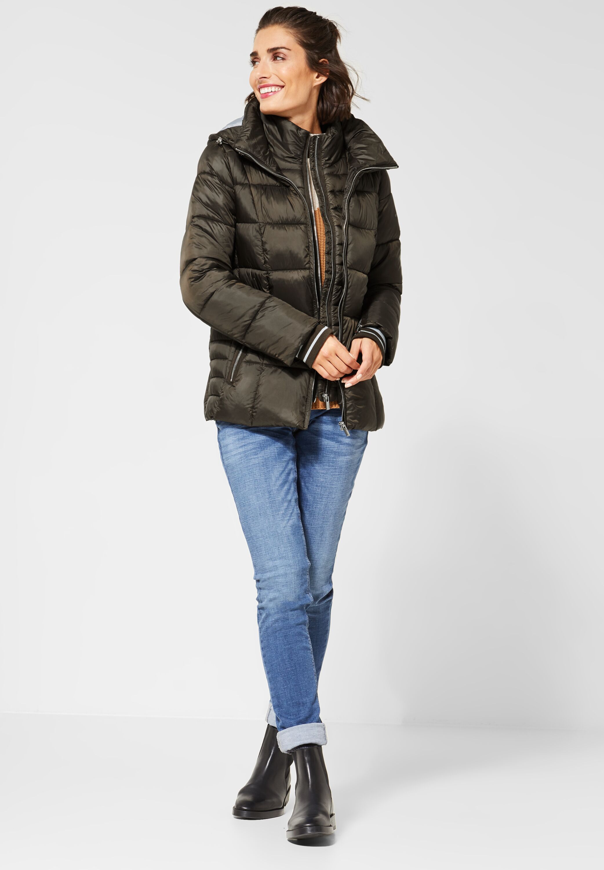 2in1 Jacke mit Steppungen