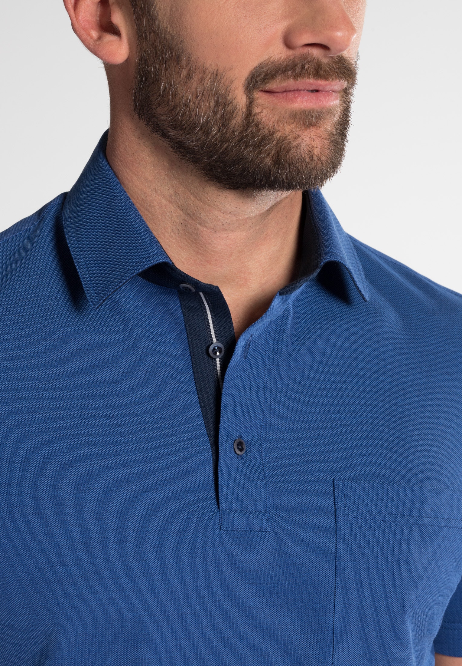 ETERNA POLOSHIRT COMFORT FIT PIQUÉE