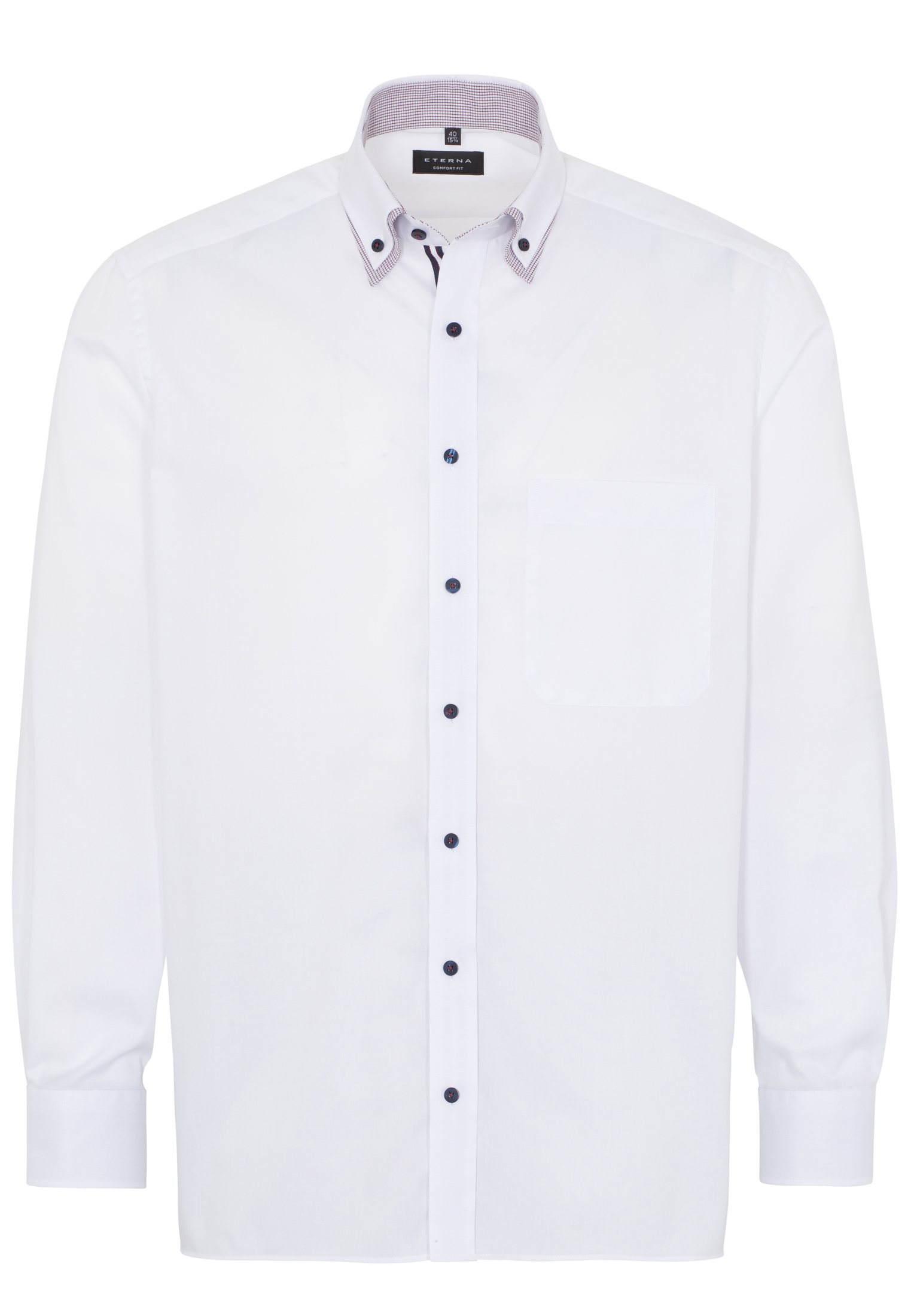 ETERNA LANGARM HEMD COMFORT FIT PINPOINT