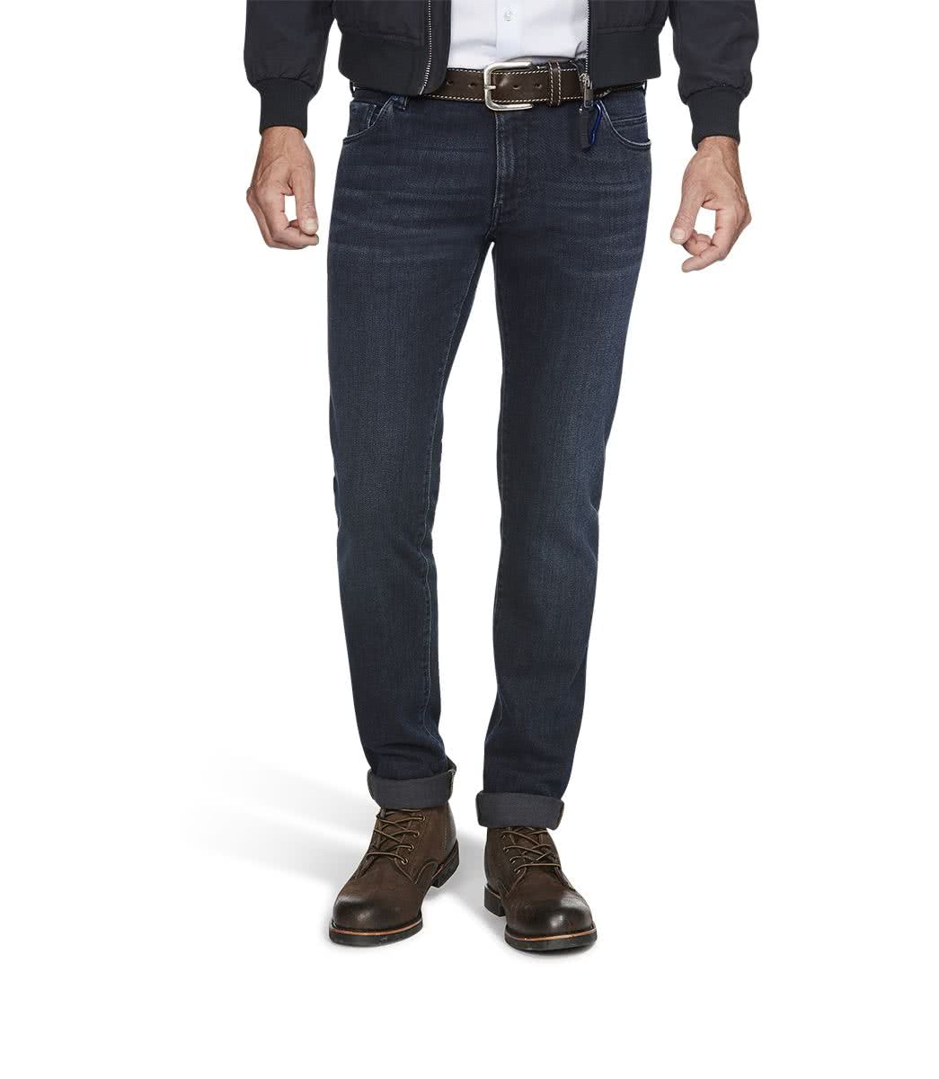 M5 Slim super-stretch diagonal Denim (10oz.) overdyed blue