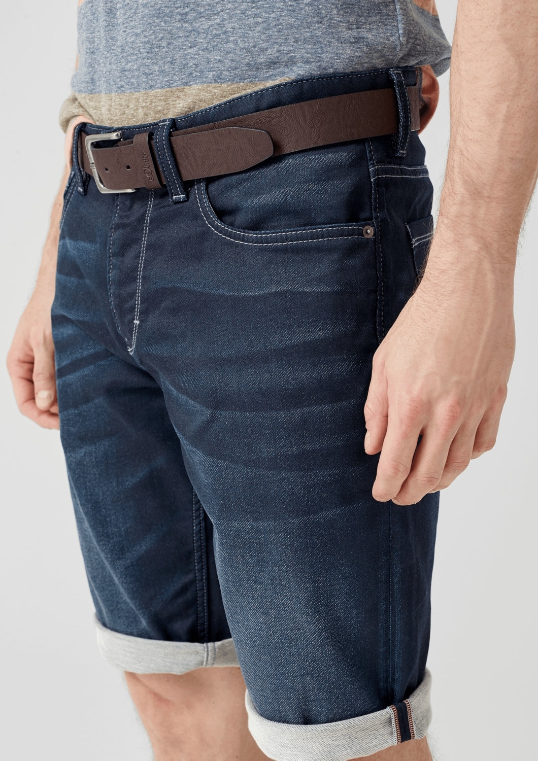 Denim-Bermuda