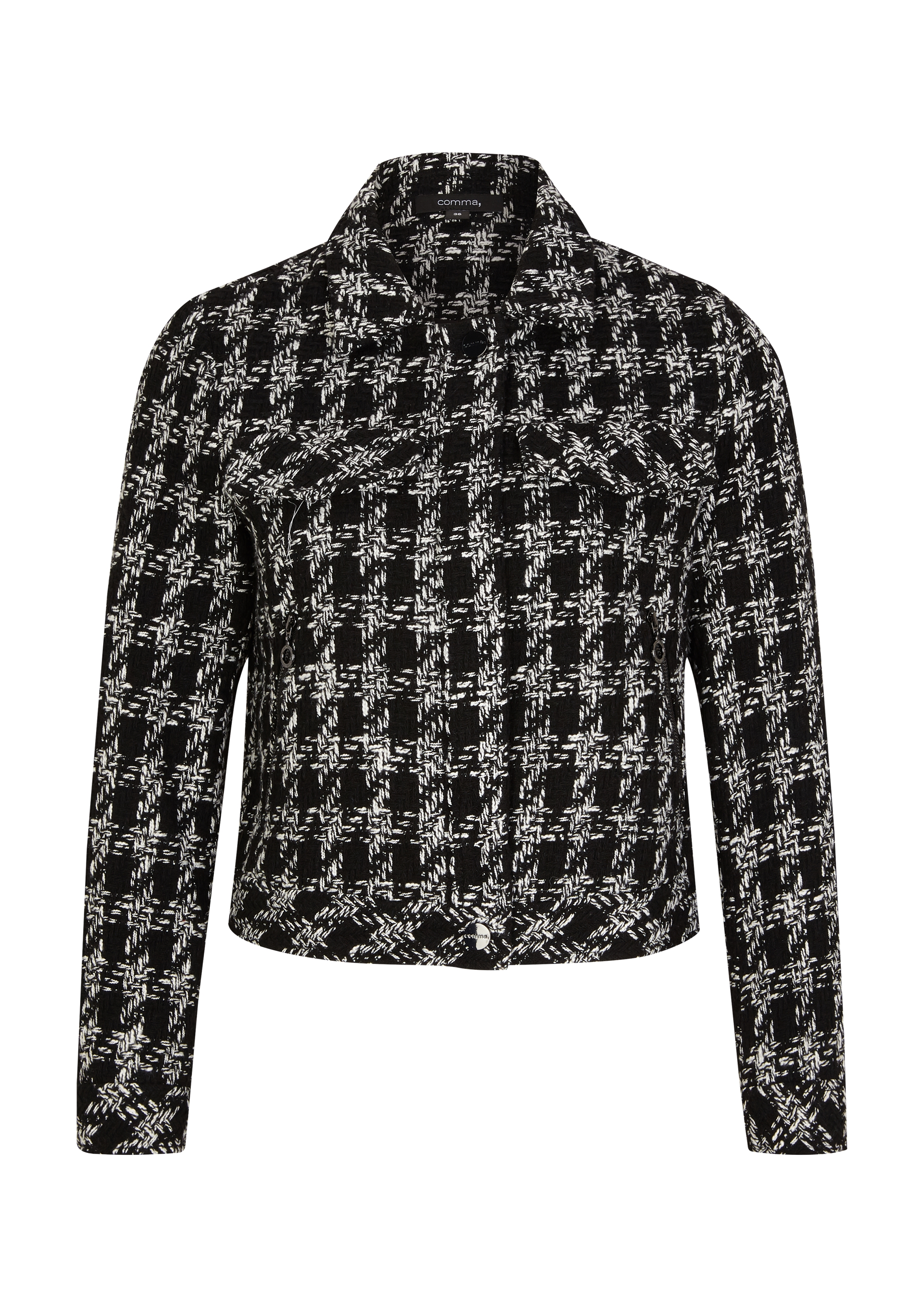 Bouclé-Jacke