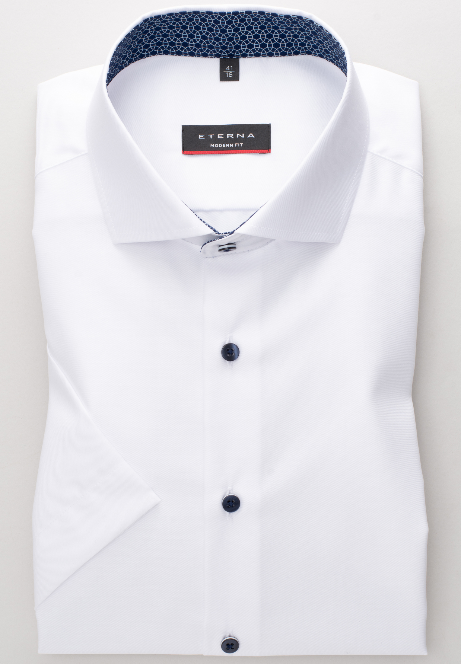 ETERNA KURZARM HEMD MODERN FIT COOL SHIRT TWILL